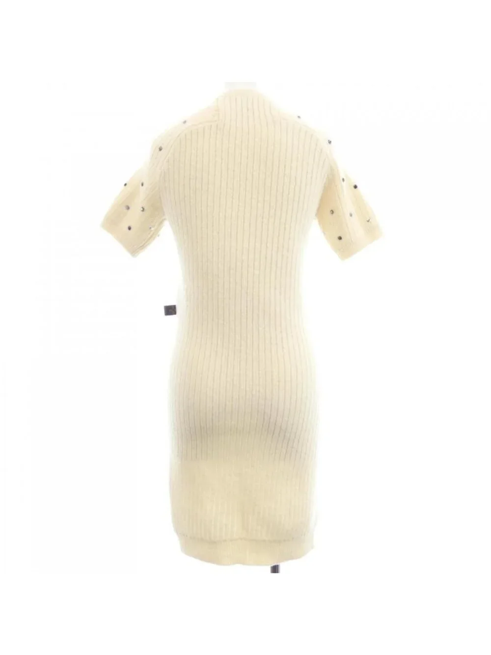 Louis Vuitton Rhinestone Rib Knit Dress